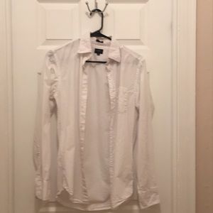 Men’s J. Crew white slim fit XS shirt